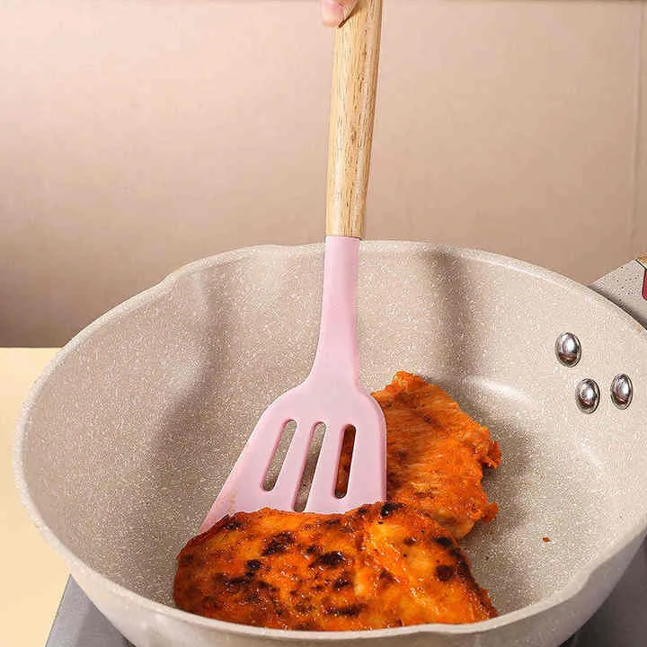 -Friendly Silicone Heat-أدوات طهي مقاومة