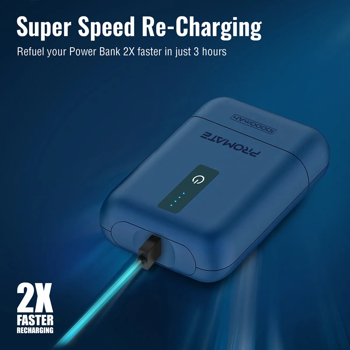 10000mAh Super Mini Power Bank