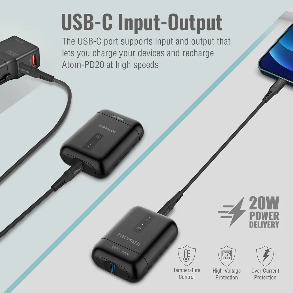 10000mAh Super Mini Power Bank
