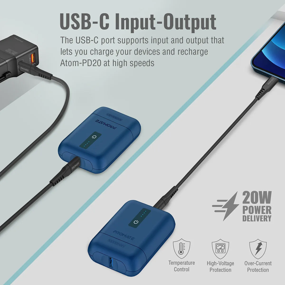 10000mAh Super Mini Power Bank