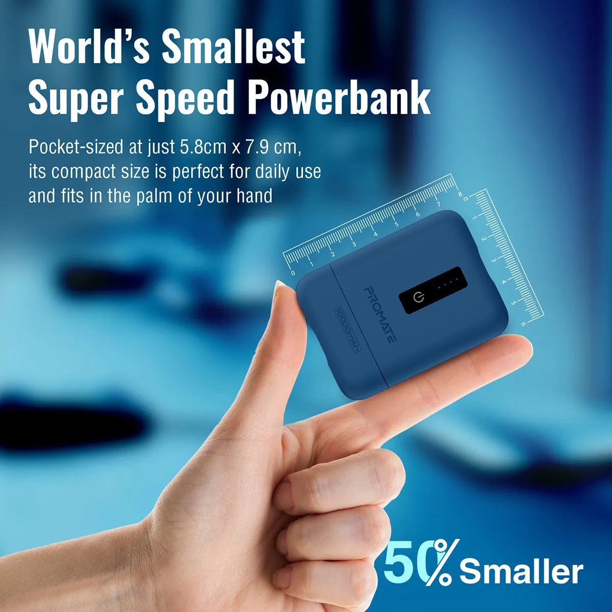 10000mAh Super Mini Power Bank