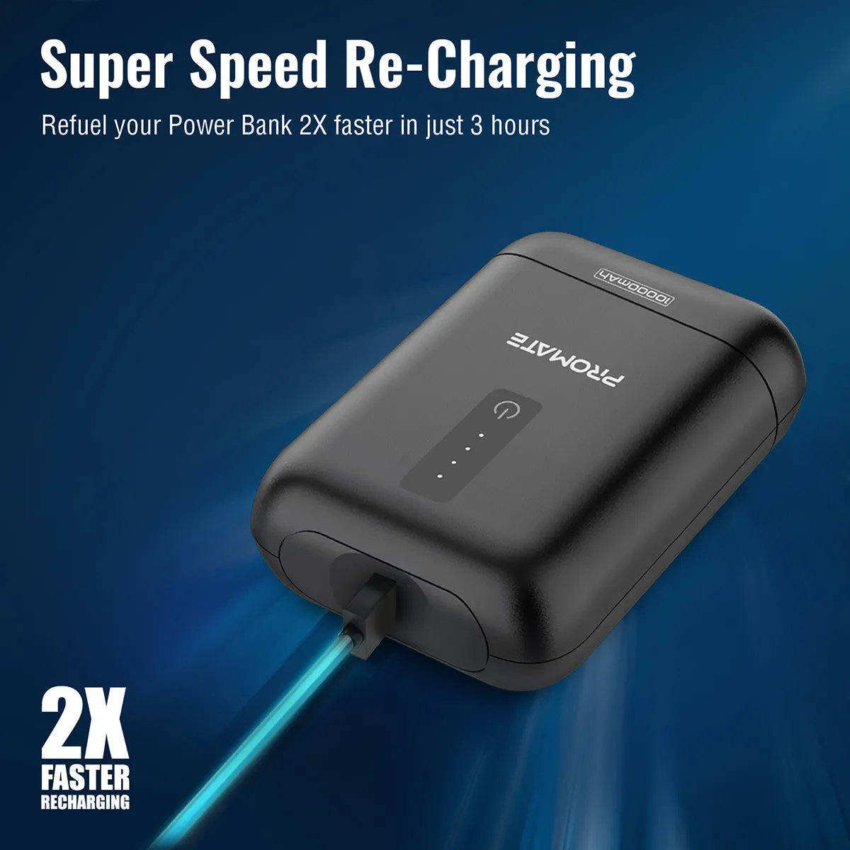 10000mAh Super Mini Power Bank