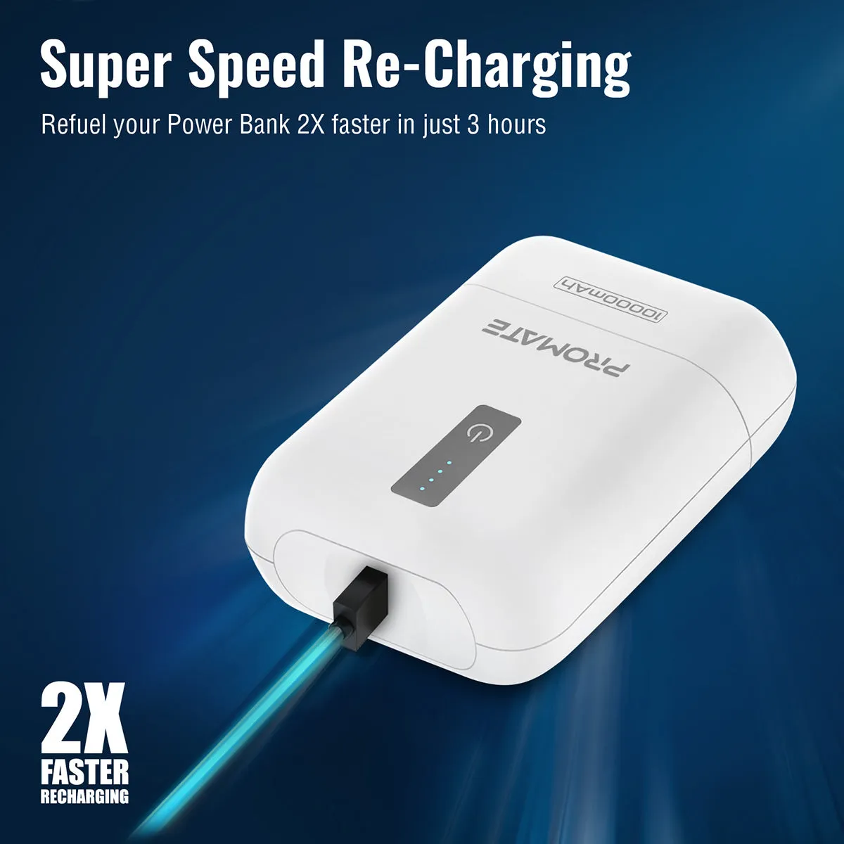 10000mAh Super Mini Power Bank