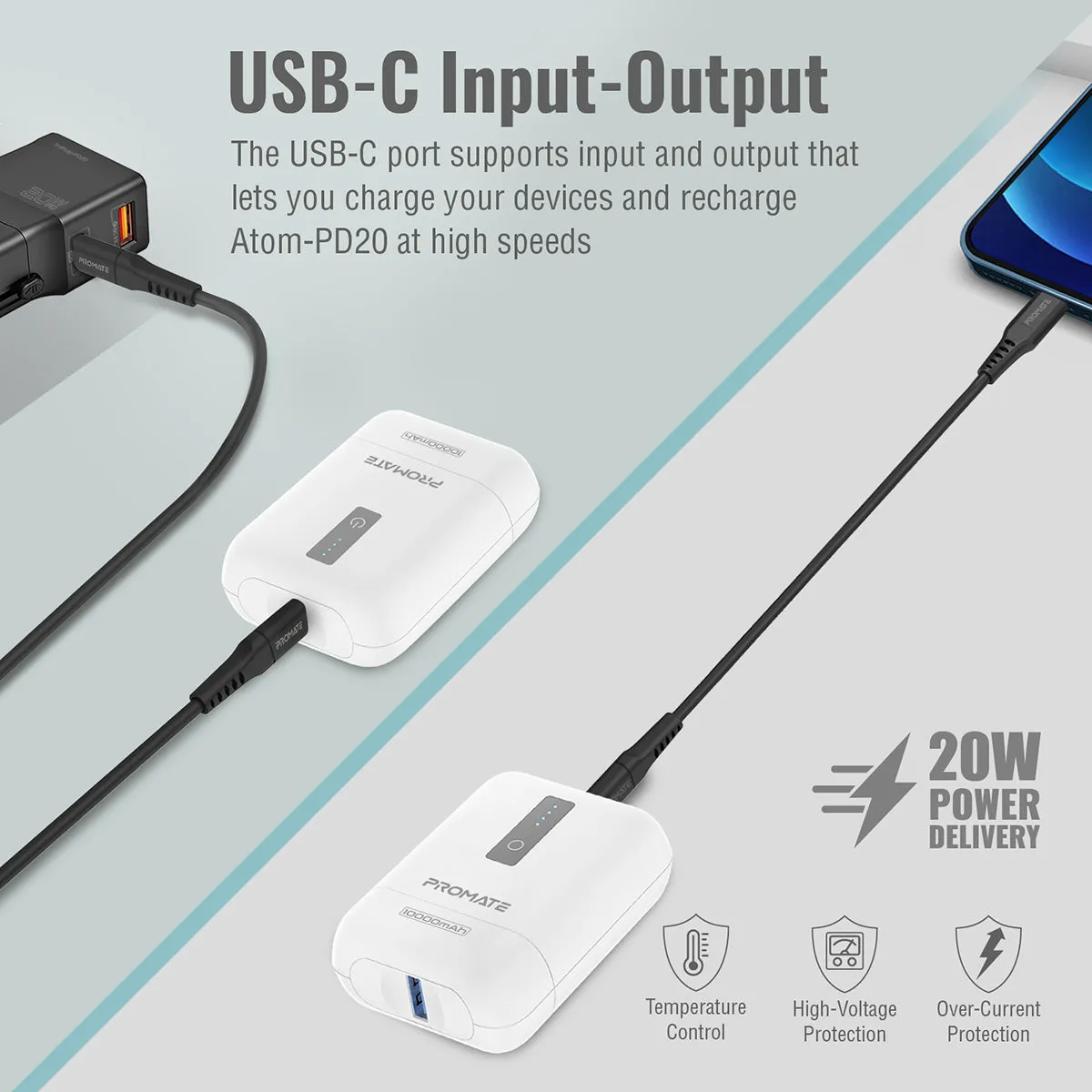 10000mAh Super Mini Power Bank