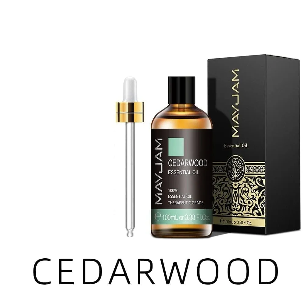 100ml Pure Natural Tea Tree Sandalwood Essential Oils Diffuser Plant Lavender