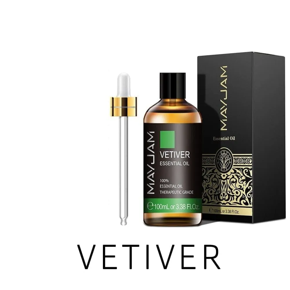 100ml Pure Natural Tea Tree Sandalwood Essential Oils Diffuser Plant Lavender