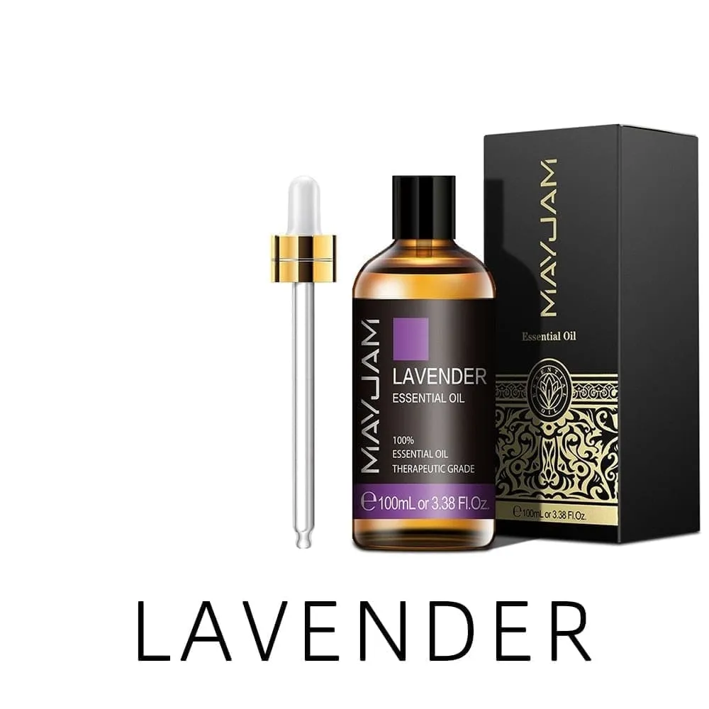 100ml Pure Natural Tea Tree Sandalwood Essential Oils Diffuser Plant Lavender