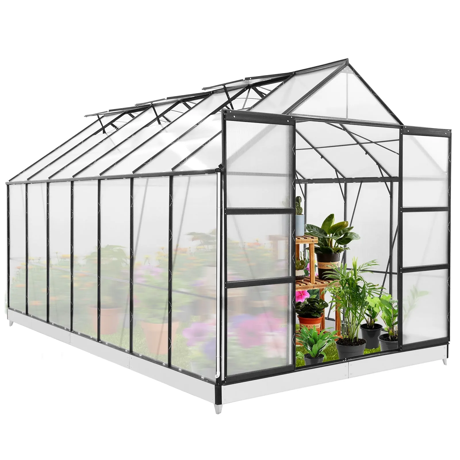 14x8x8 Outdoor Walk-in Hobby Greenhouse