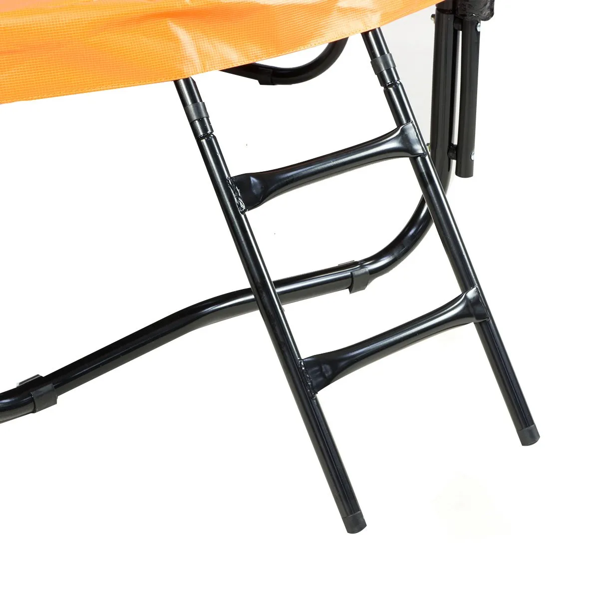 16ft Trampoline Safety Set: Ladder, Spring Mat, Net, Pad Cover - Orange