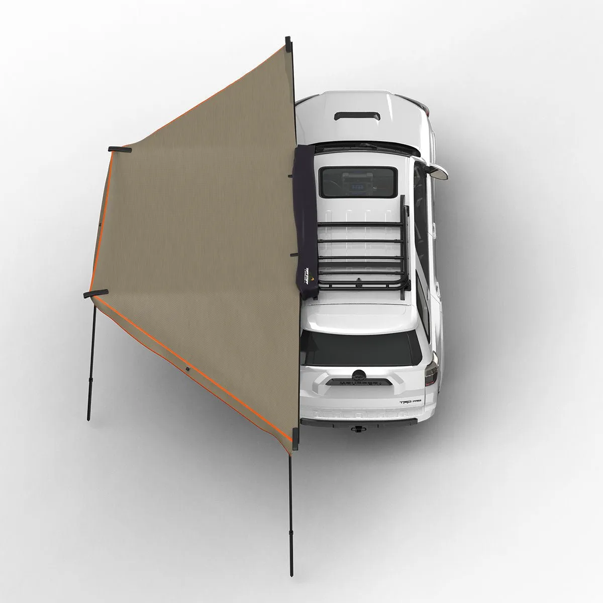 180 Degree Awning, XL, Driver or Passenger Side, C-Channel Aluminum, Olive