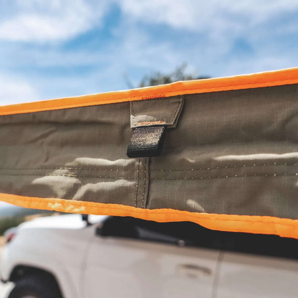 180 Degree Awning, XL, Driver or Passenger Side, C-Channel Aluminum, Olive
