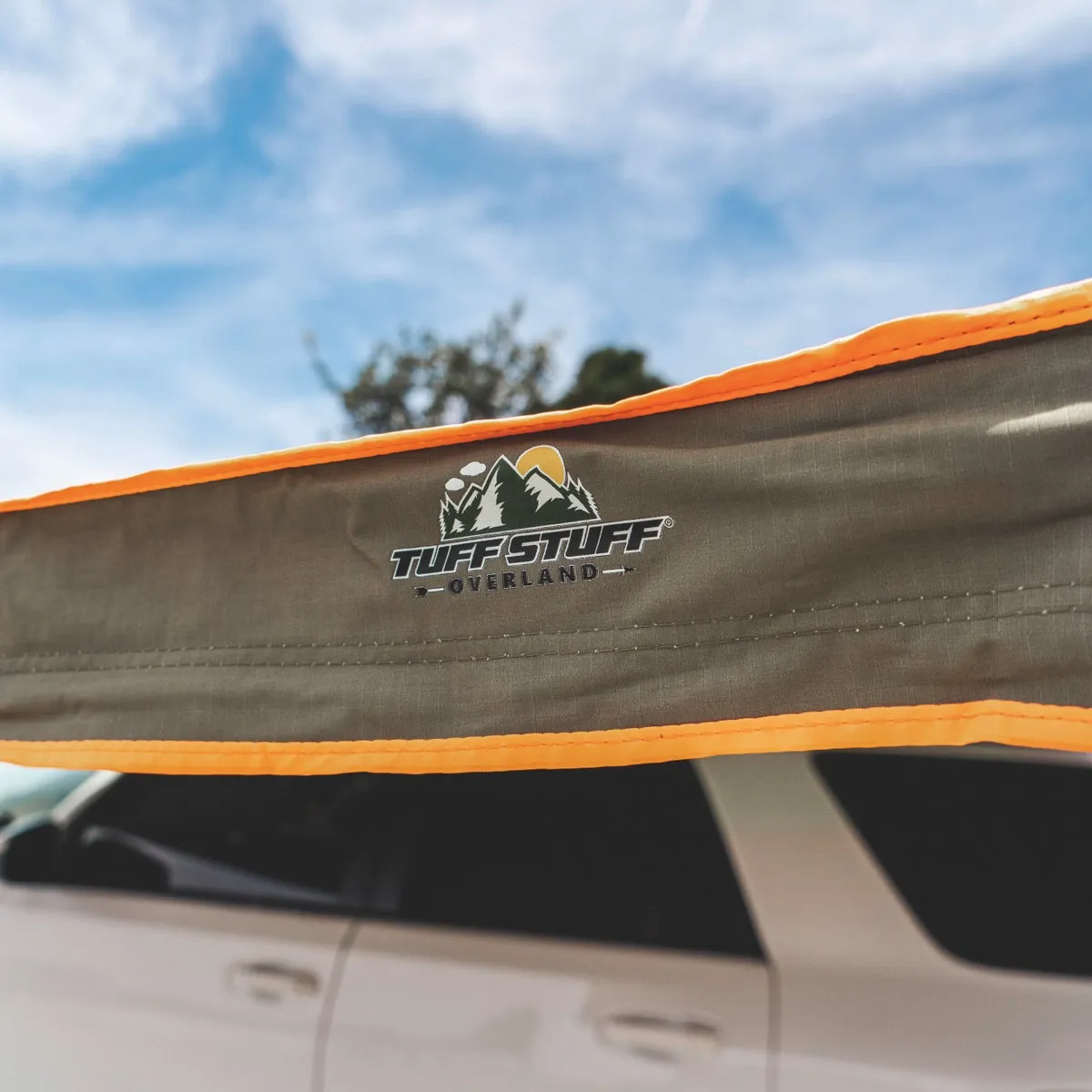 180 Degree Awning, XL, Driver or Passenger Side, C-Channel Aluminum, Olive