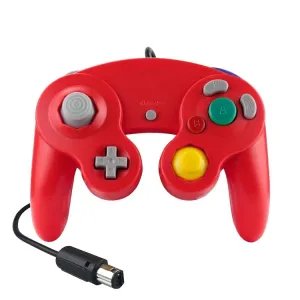 2-Pack Wired Vibrating Game Controller | For Nintendo NGC / Wii | Red