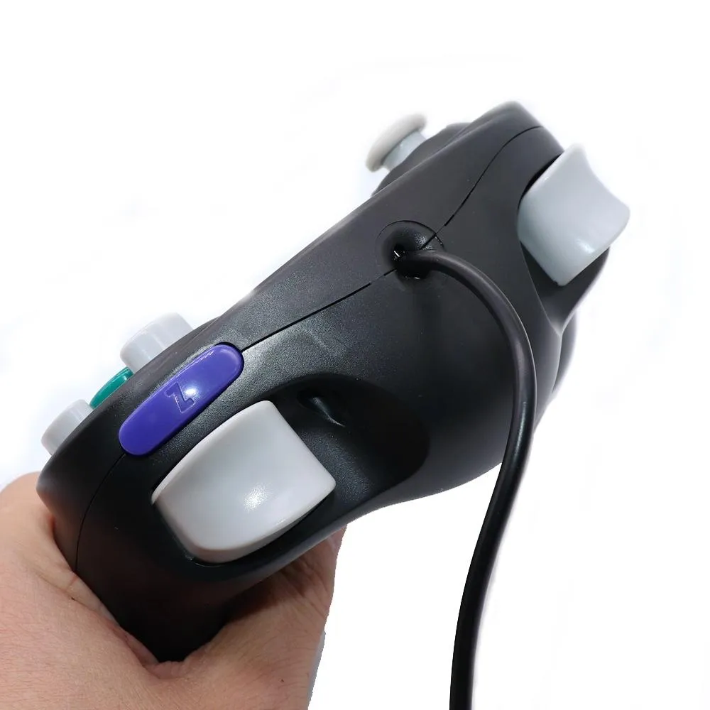 2-Pack Wired Vibrating Game Controller | For Nintendo NGC / Wii | Silver