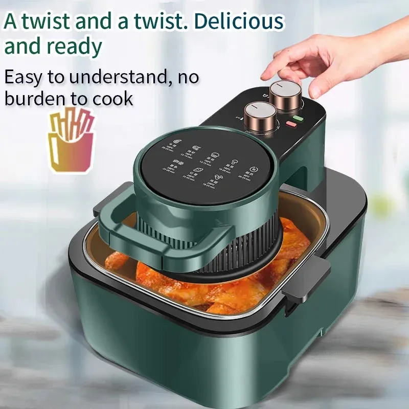 2023 New Arrival Kitchen Appliances Uses Rapid Circulation Oil Free Non Stick Cooking Deep Air Fryer