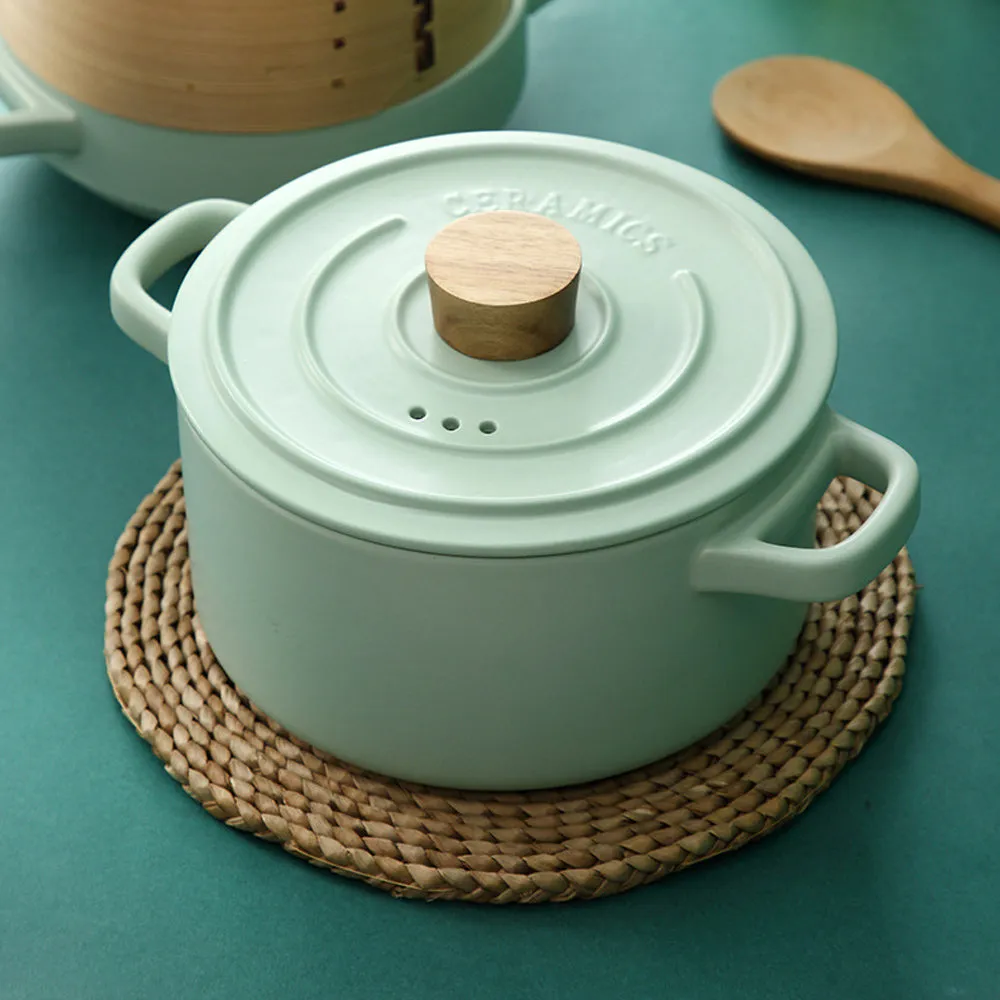 3.5L Ceramic Cooking Pot | Japanese Donabe | Chinese Claypot Cookware with Lid