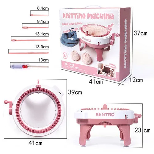 48 Needles DIY Knitting Machine | Weaving Swift | Yarn | Fiber String Ball | Wool Winder