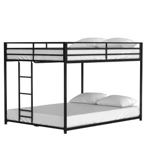 Adam - Full Over Full Bunk Bed - Black by Couch.com