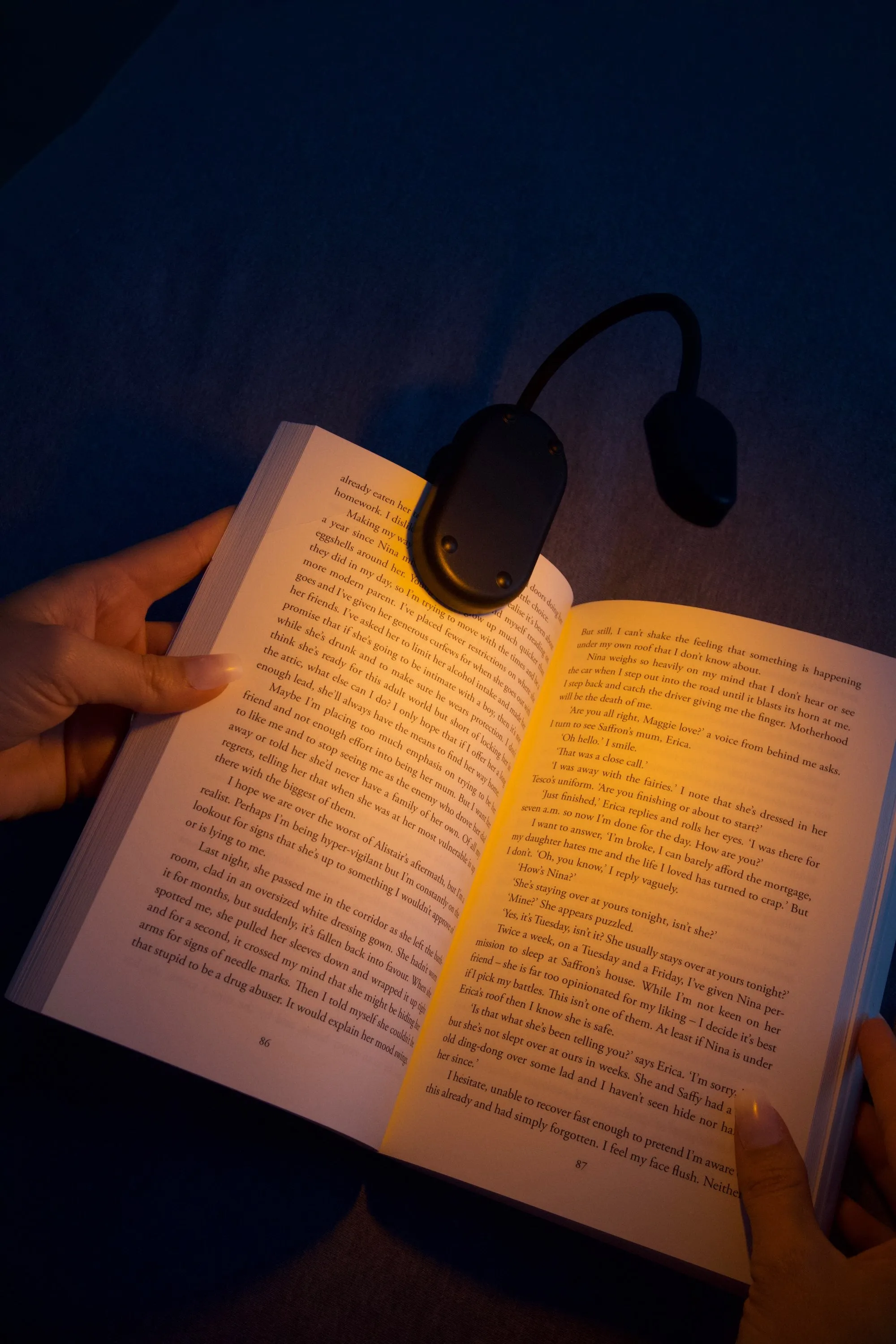 Amber Reading Light