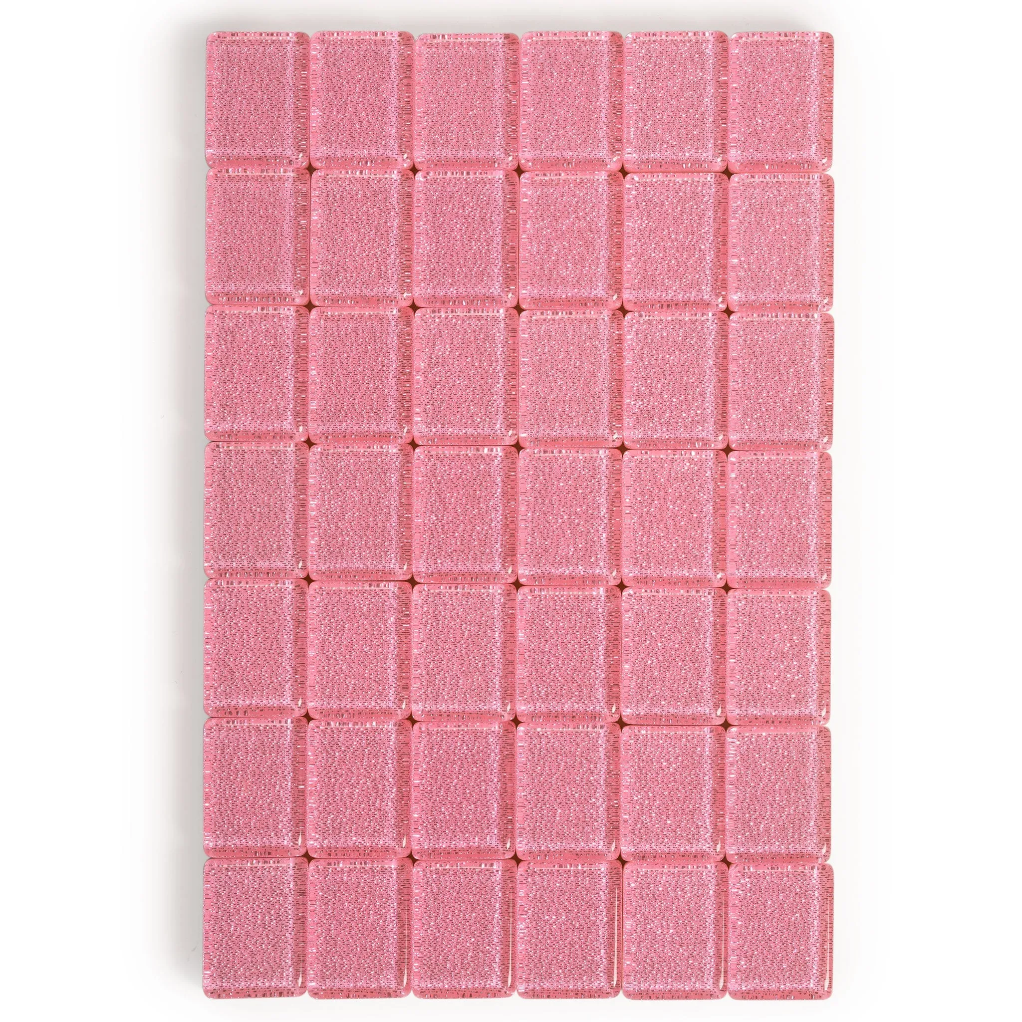 American Mahjong Set - Pink Sparkles -  with Aluminum Case,  All-in-One Racks with Pushers, Dice, Wind Indicator & Wright Patterson Scoring Coins