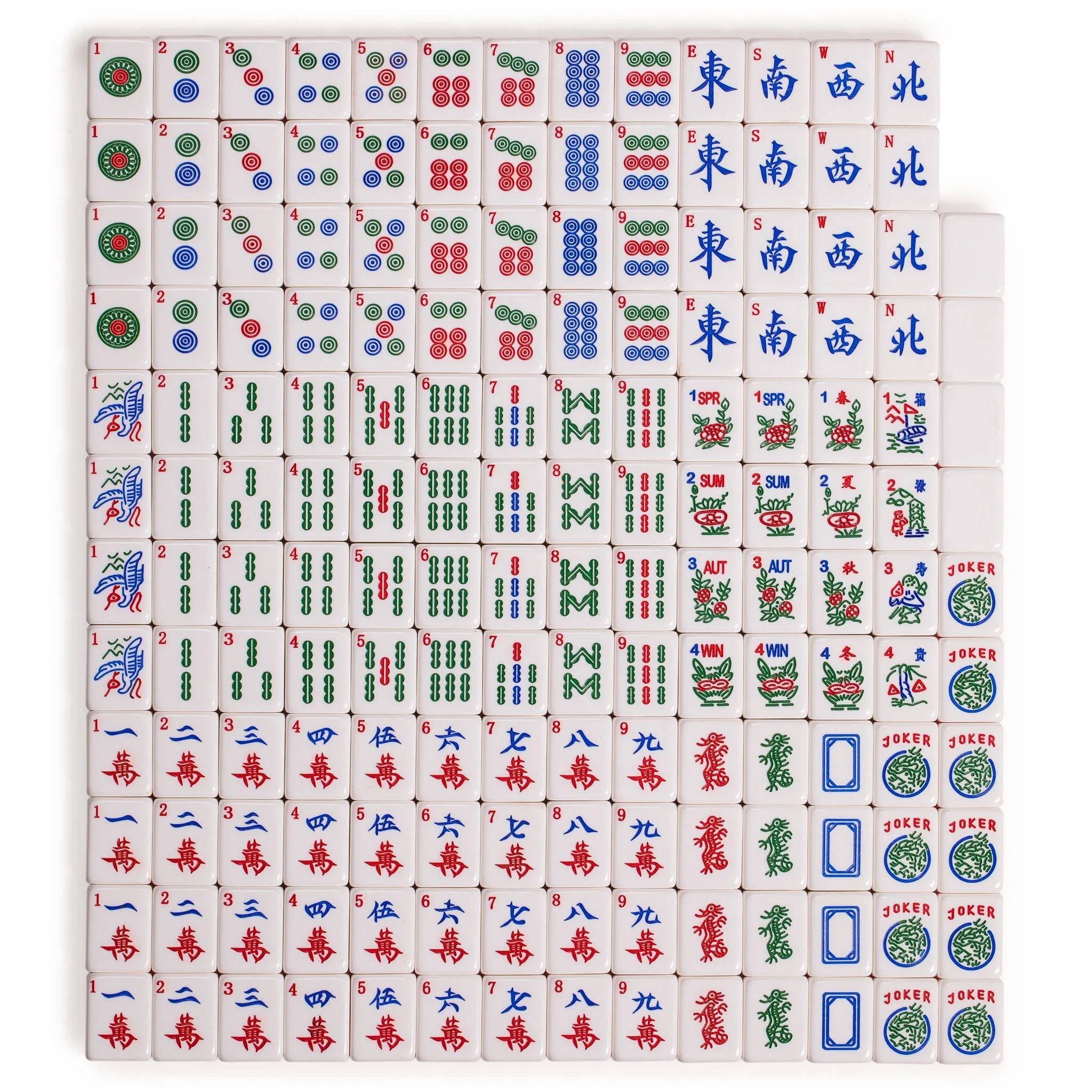 American Mahjong Set - Pink Sparkles -  with Aluminum Case,  All-in-One Racks with Pushers, Dice, Wind Indicator & Wright Patterson Scoring Coins