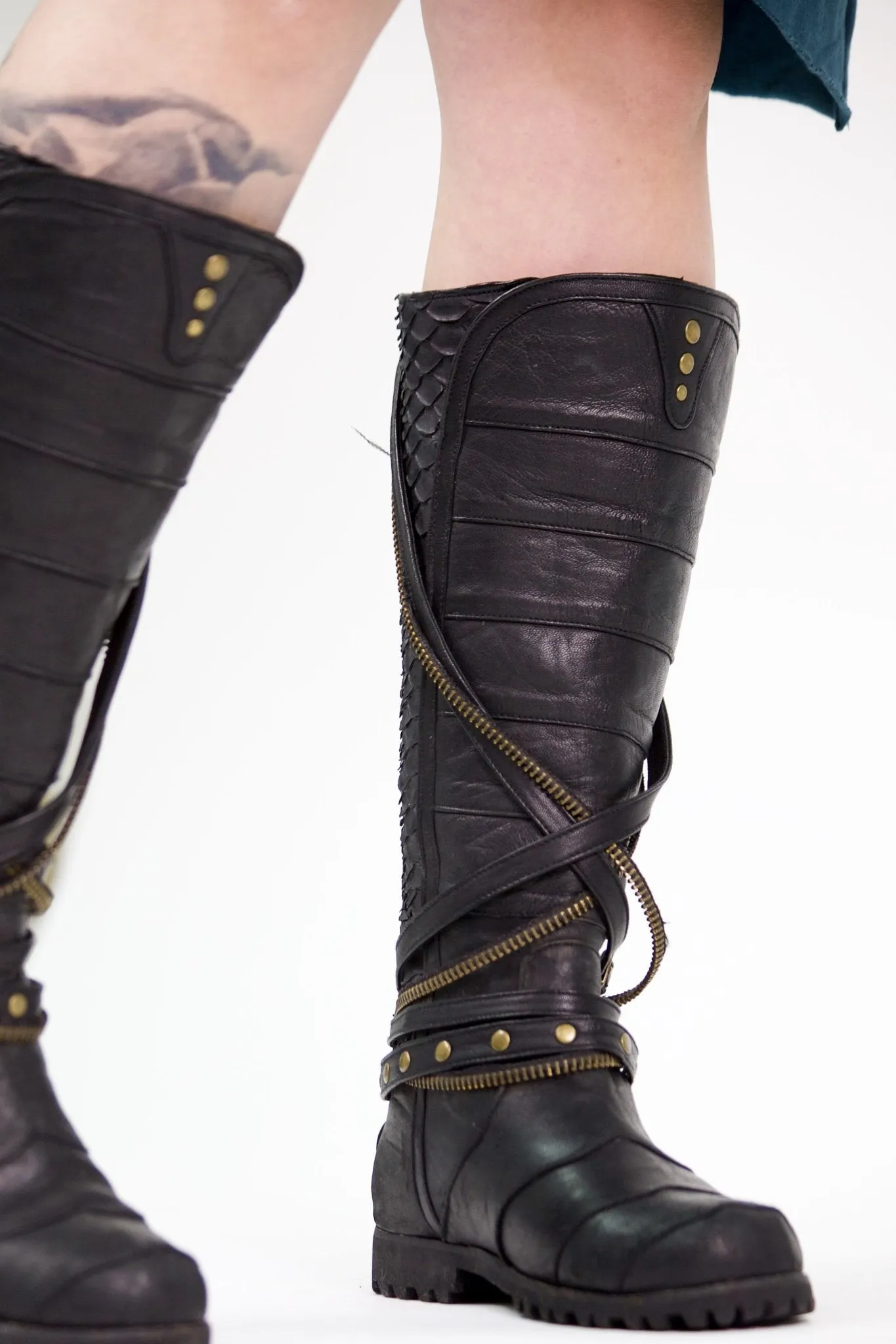 Athena Leather Boots