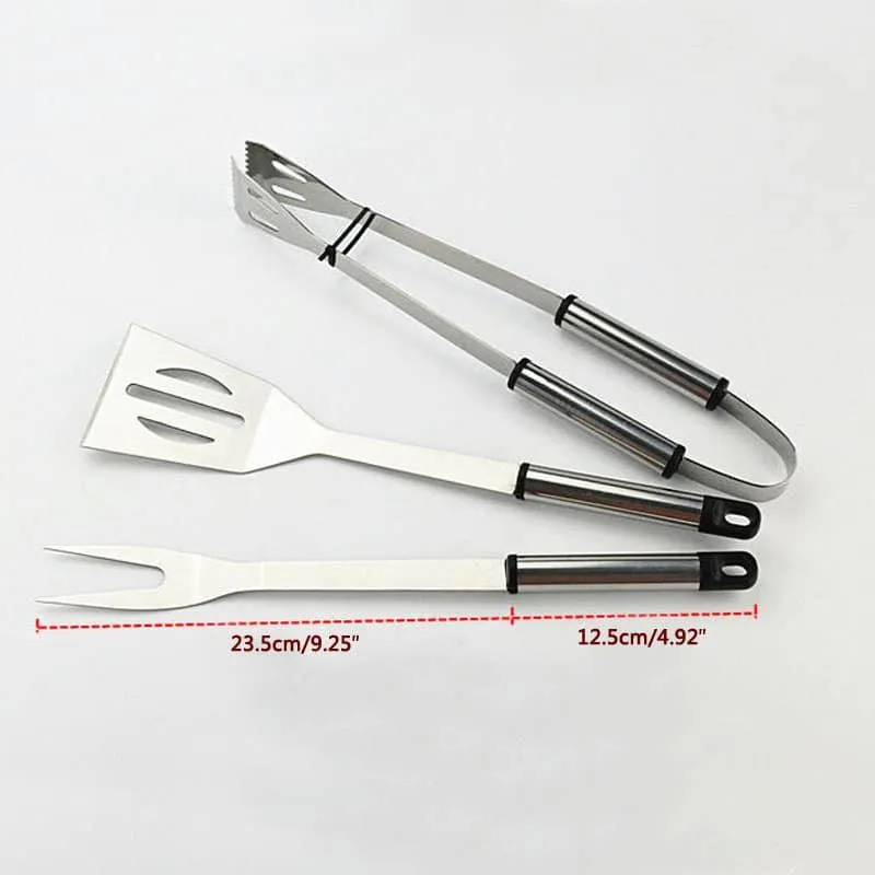 Easily Cleaned Stainless Steel BBQ Tool Set