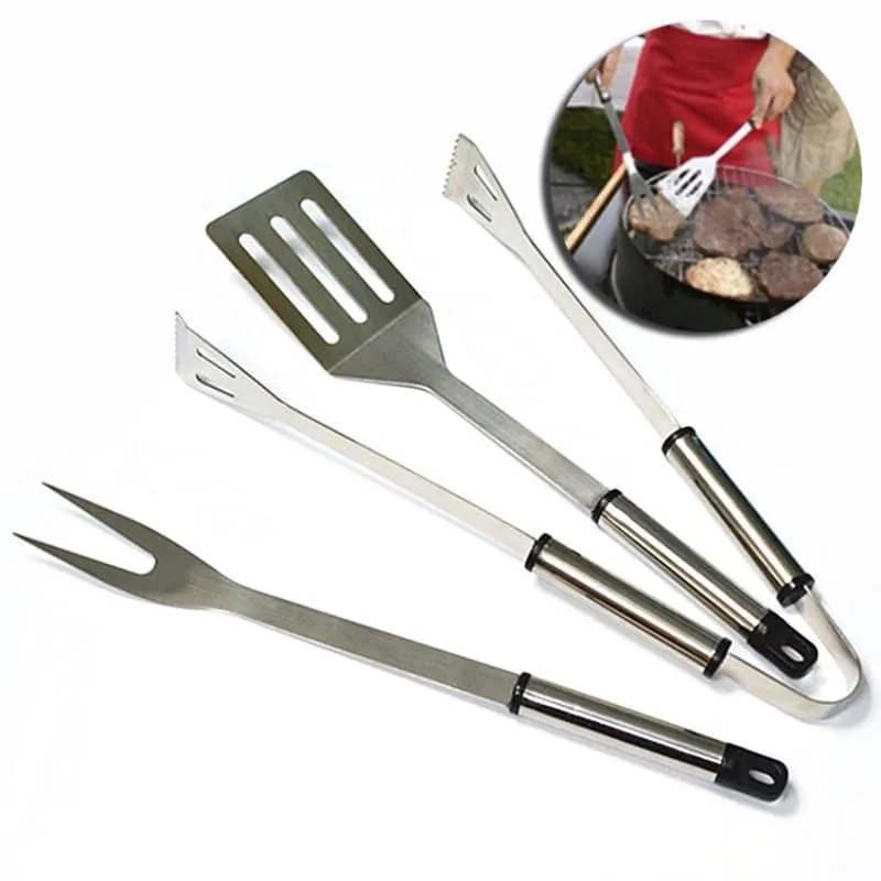 Easily Cleaned Stainless Steel BBQ Tool Set