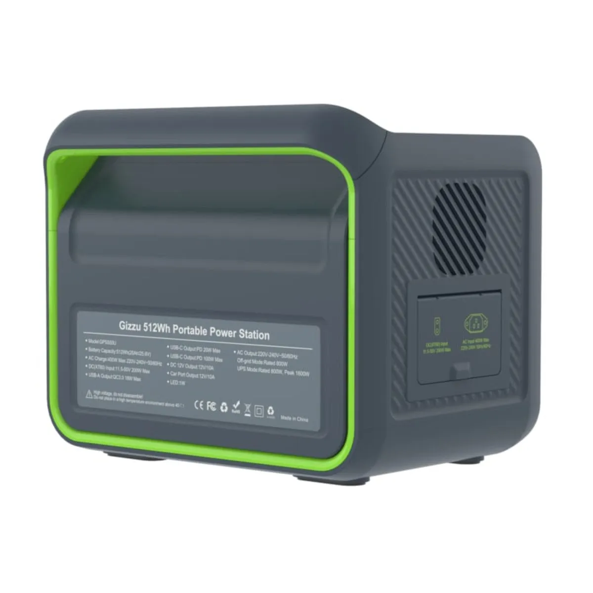Gizzu Hero Core 512Wh Portable Power Station