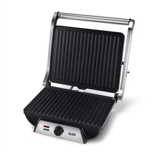 Glen  SA3031 Contact Grill 2000W with Oil Collector Tray and 180 Degree