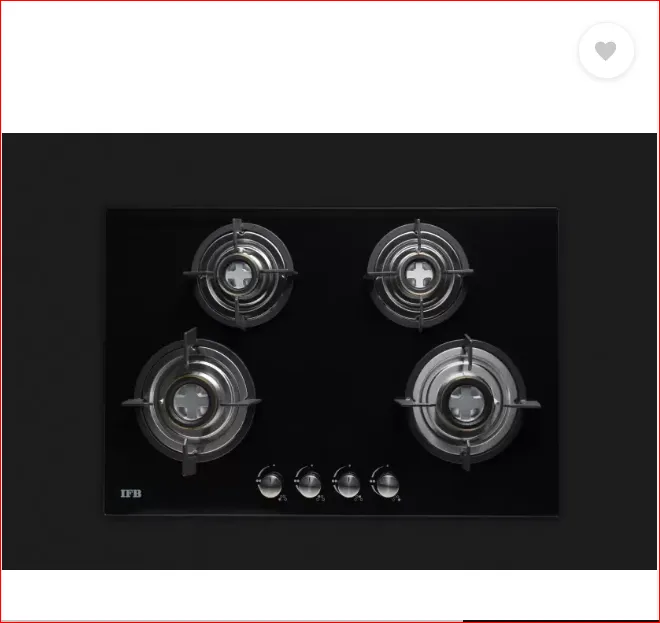 IFB 78-GCI4B BUILT IN HOB Glass Automatic Hob  (4 Burners)