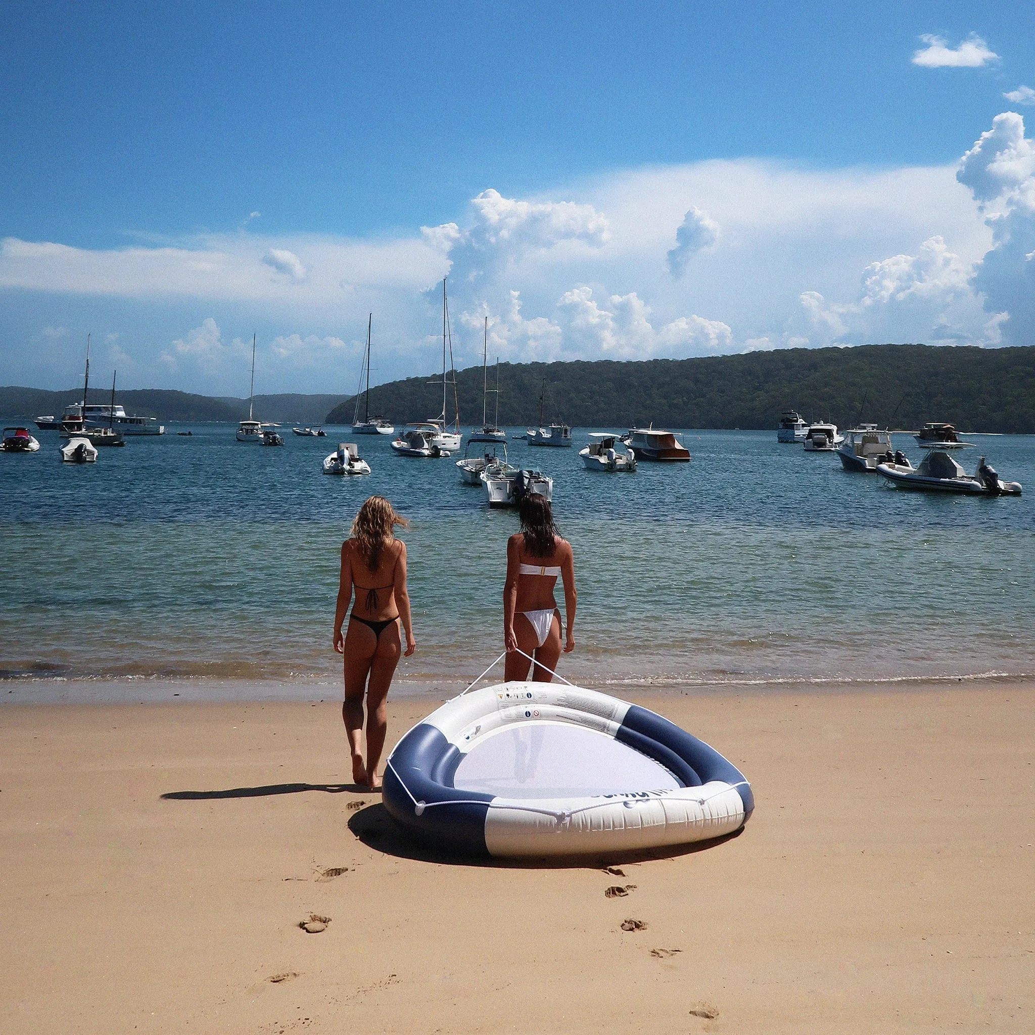 Le Weekend Navy Luxe Twin Hammock Float