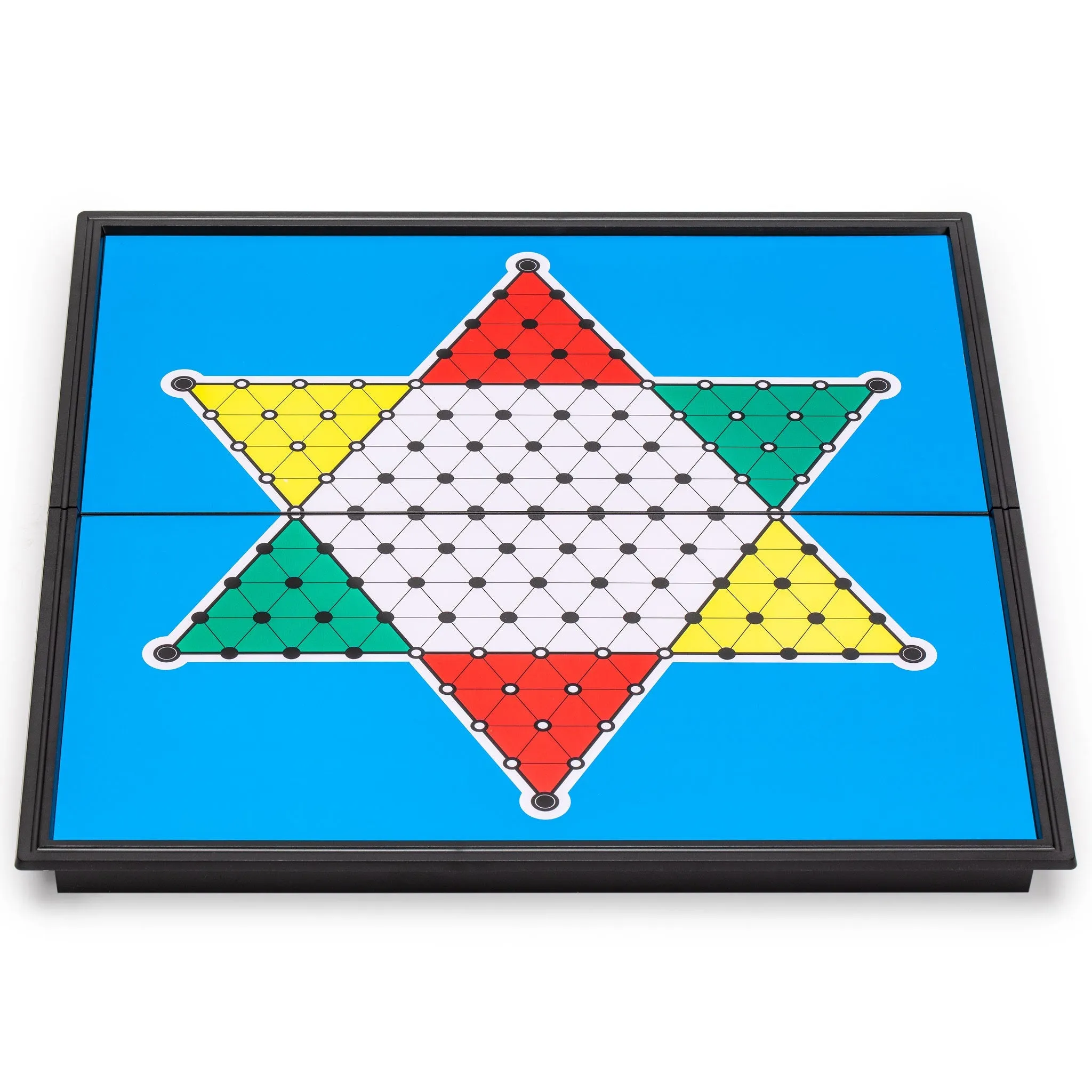 Magnetic Chinese Checkers Halma Travel Set, 9.8"