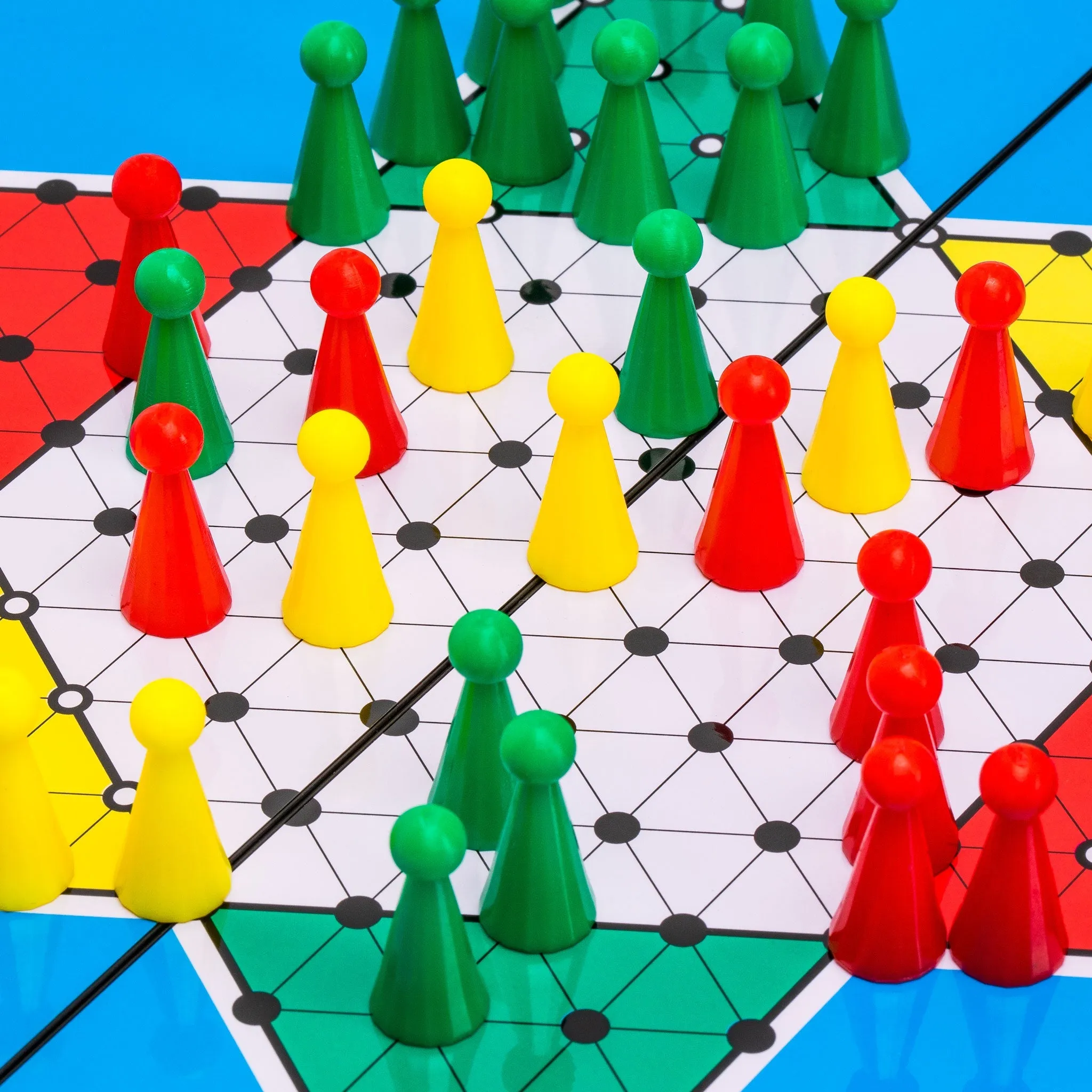Magnetic Chinese Checkers Halma Travel Set, 9.8"