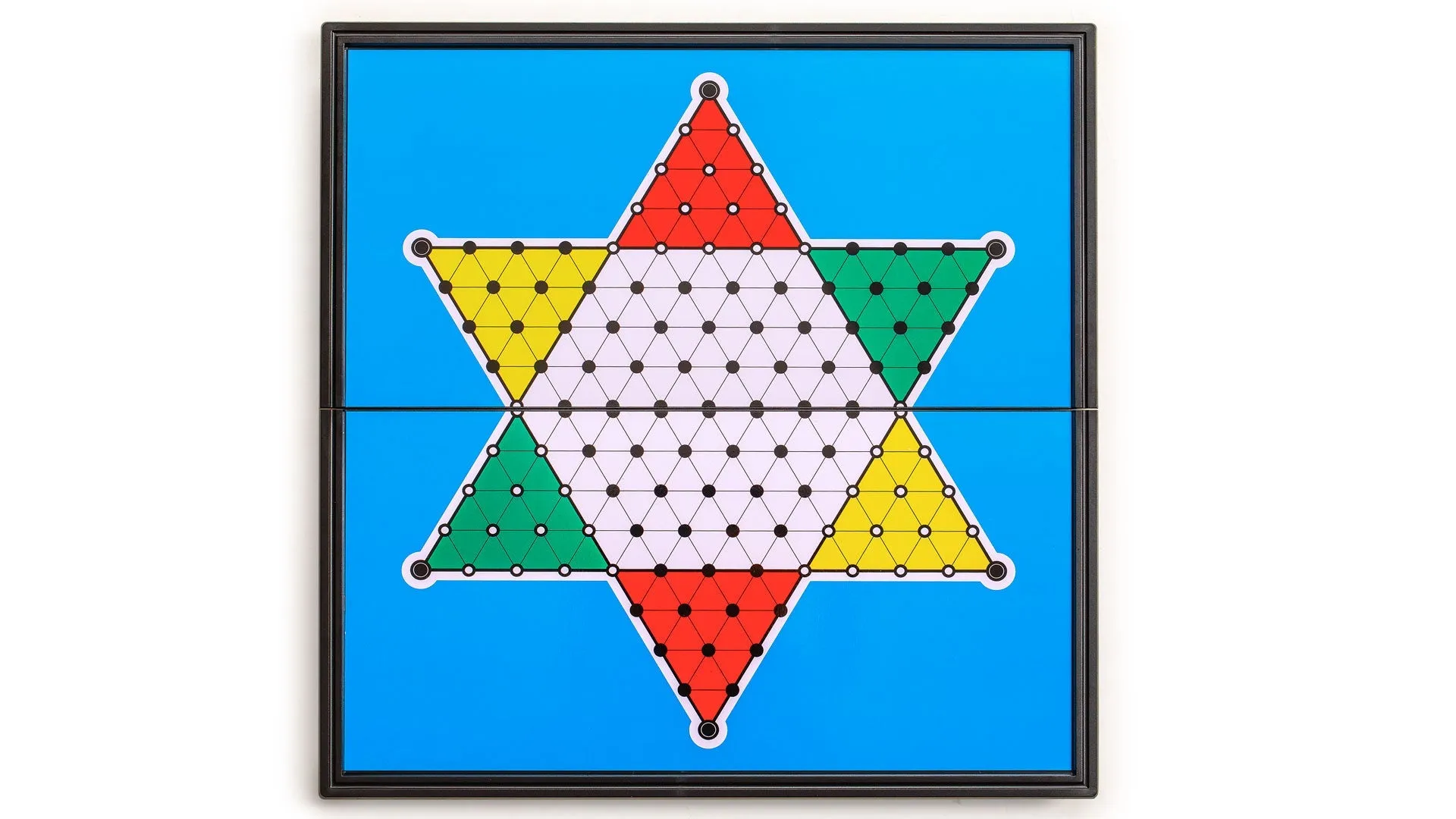 Magnetic Chinese Checkers Halma Travel Set, 9.8"