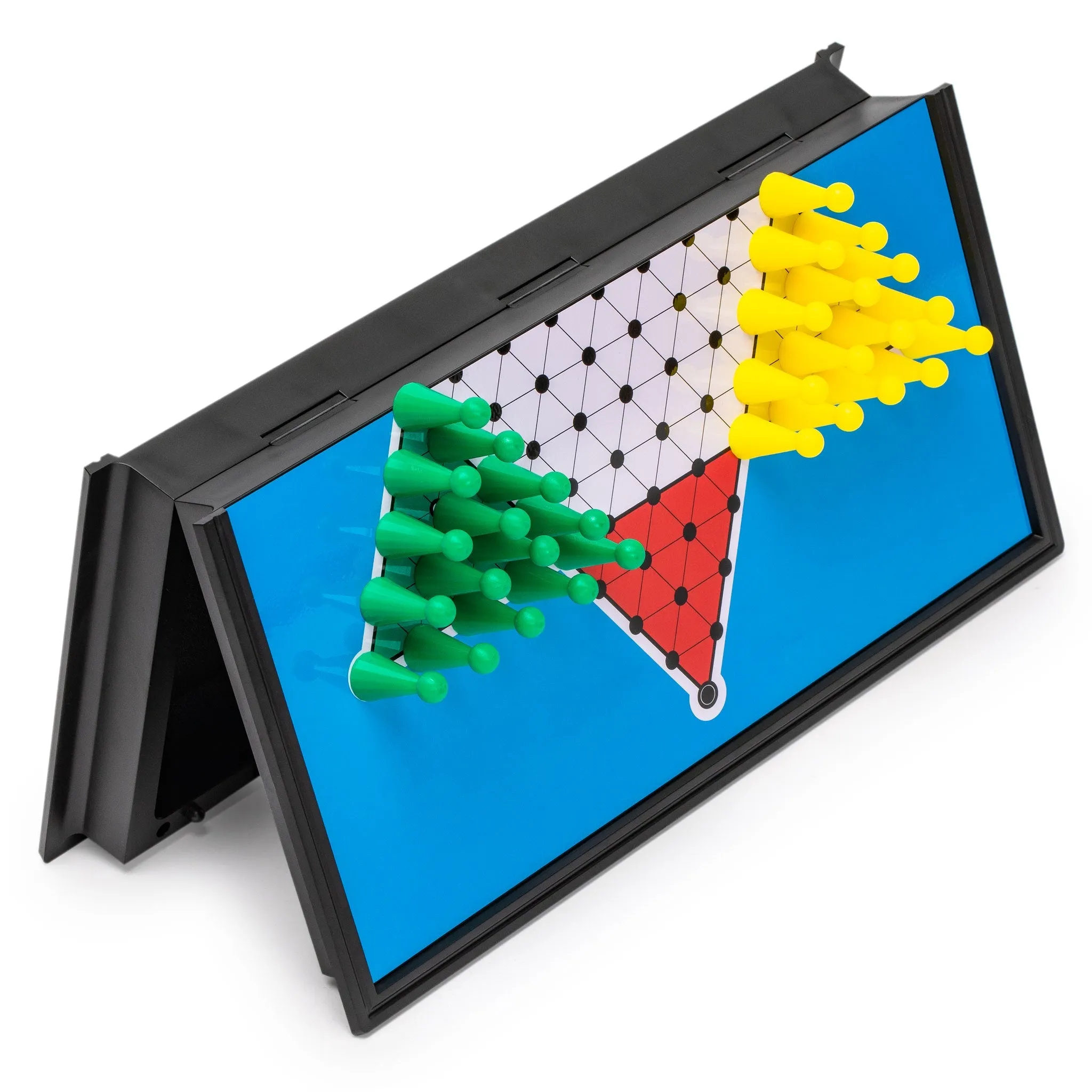 Magnetic Chinese Checkers Halma Travel Set, 9.8"