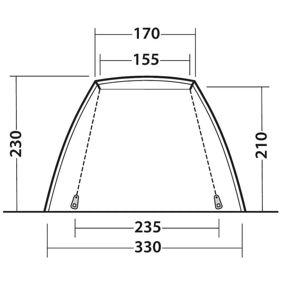 Outwell Woodcrest Awning Package - Awning, Carpet &amp; Footprint Package