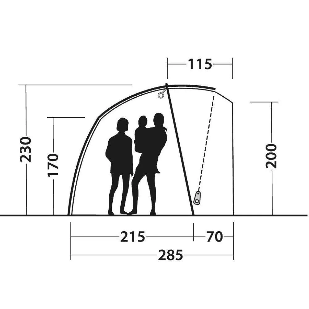 Outwell Woodcrest Awning Package - Awning, Carpet &amp; Footprint Package
