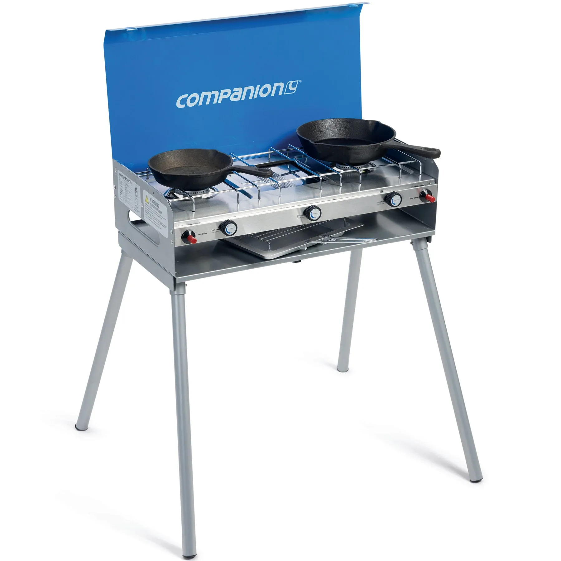 RV 2 Burner Regulated Stove & Grill