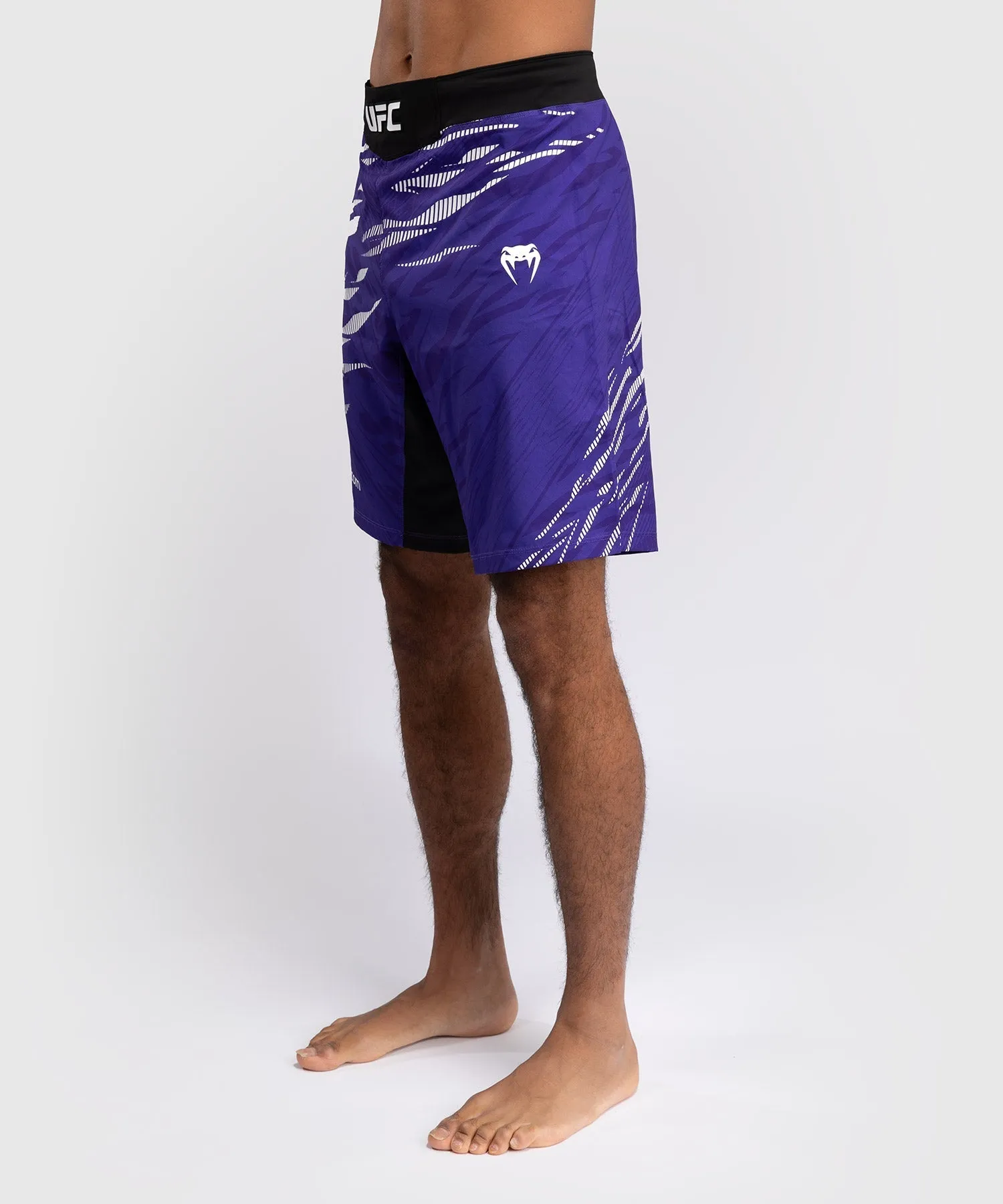 UFC Fusion by Venum Authentic Fight Night Mens Fight Short - Long Fit- Purple