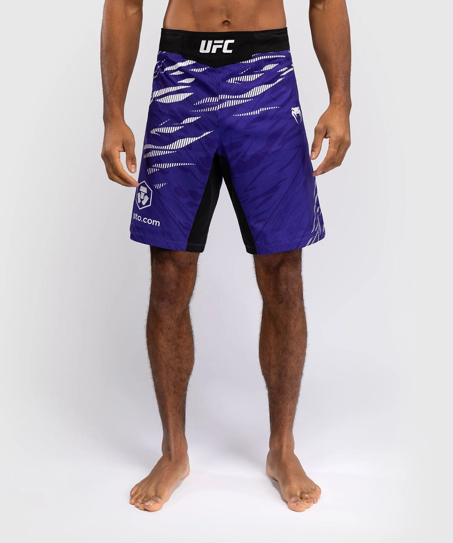 UFC Fusion by Venum Authentic Fight Night Mens Fight Short - Long Fit- Purple
