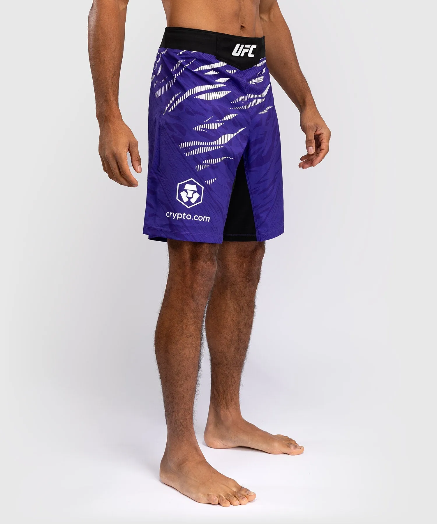 UFC Fusion by Venum Authentic Fight Night Mens Fight Short - Long Fit- Purple