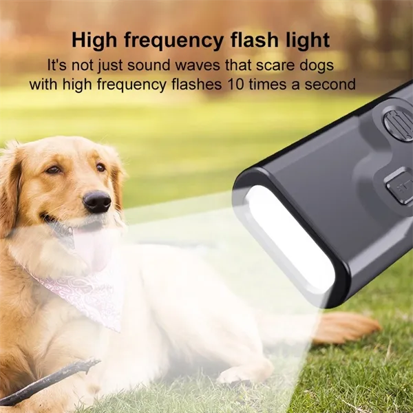 Ultrasonic Dog Bark Control  Dual Head Bark Deterrent with High-Frequency Flashlight | Long-Lasting, Safe & Effective